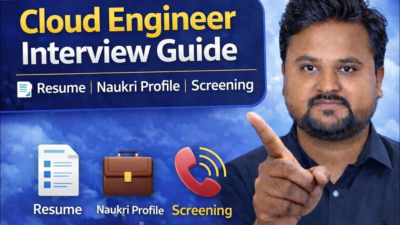 Cloud Engineer Interview Guide in Hindi | Resume, Naukri Profile ...