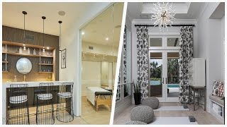 75 Mid-sized Light Wood Floor Home Gym Design Ideas You'll Love 🔴