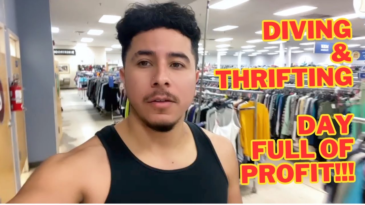 DUMPSTER DIVING and Thrifting For PROFIT YouTube