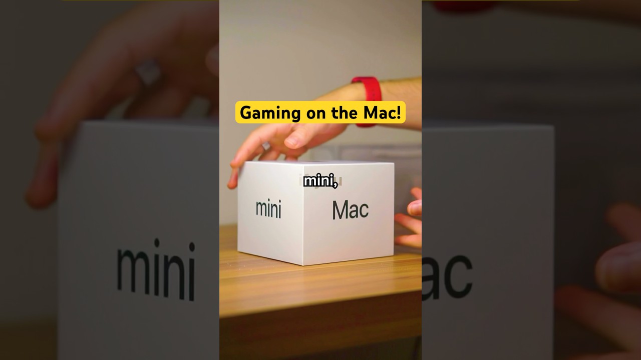 Gaming on the m4 Mac Mini? 👀