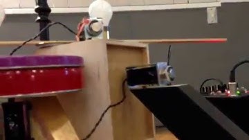 Midi to solenoid drum machine I set up at omsi