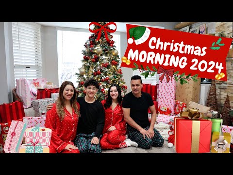 FAMILY CHRISTMAS MORNING GIFTS OPENING!! (2024)