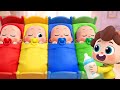 Neo Takes Care of Little Sisters | Baby Care | Learn Colors | Nursery Rhyme &amp; Kids Songs | BabyBus