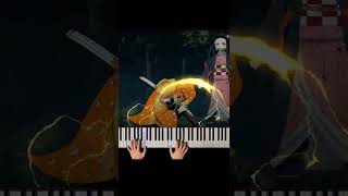Demon Slayer x No Game No Life on Piano #shorts screenshot 2