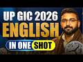 UP GIC English Literature 2026 - Complete in One Shot🔥 |  Vineet Pandey