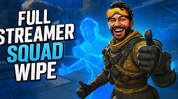 Mirage Wipes Full Streamer Squad 🔥 | Streamer POV & Reactions | Apex Legends Reactions