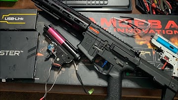 Gate Titan/Aster install in a Ares Amoeba Airsoft