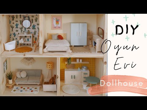 Rüya Gibi Bir Oyun Evi Yapımı! // DIY Dollhouse