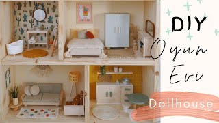 Rüya Gibi Bir Oyun Evi Yapımı! // DIY Dollhouse