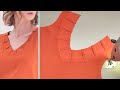 Sewing the best amazing womans v neck blouse design