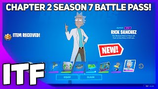 CHAPTER 2 SEASON 7 Battle Pass OVERVIEW! I BOUGHT ALL TIERS! (Fortnite Battle Royale)