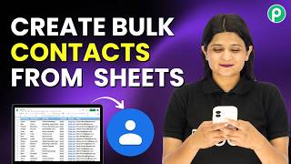 Create Bulk Google Contacts from Google Sheets in One Click