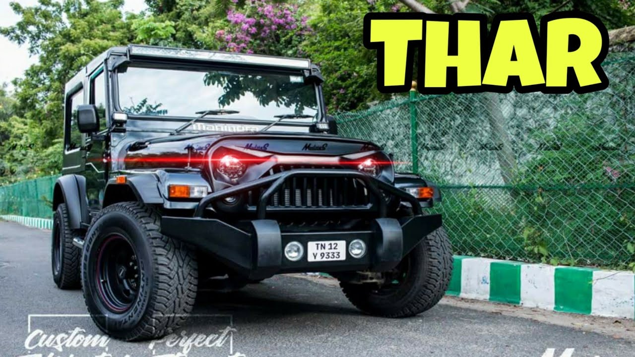 Modified Mahindra Thar With Custom Accessories By Modsters Automotive Motomahal Best Modified Thar Youtube