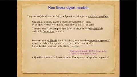 Thematic session on background independence: Lecture 2