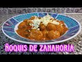 ÑOQUIS DE ZANAHORIA - RECETA DE GNOCCHIS