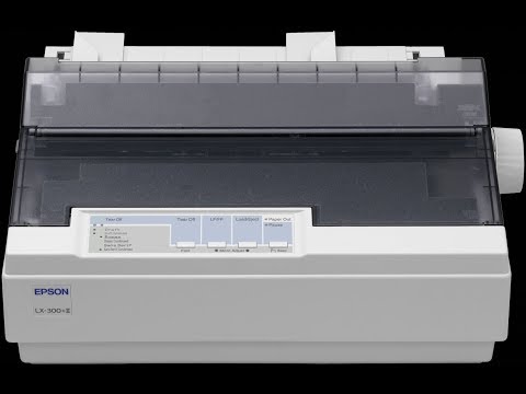 Cara instal printer dot matrix  LX-300 atau LX-300+ atau LX-300+ II