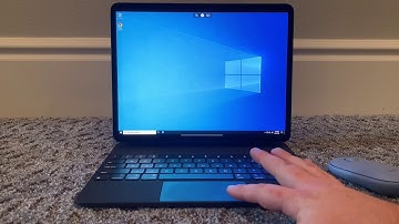 Running Windows 10 with RDP on an iPad with the Apple Magic Keyboard and trackpad or bluetooth mouse