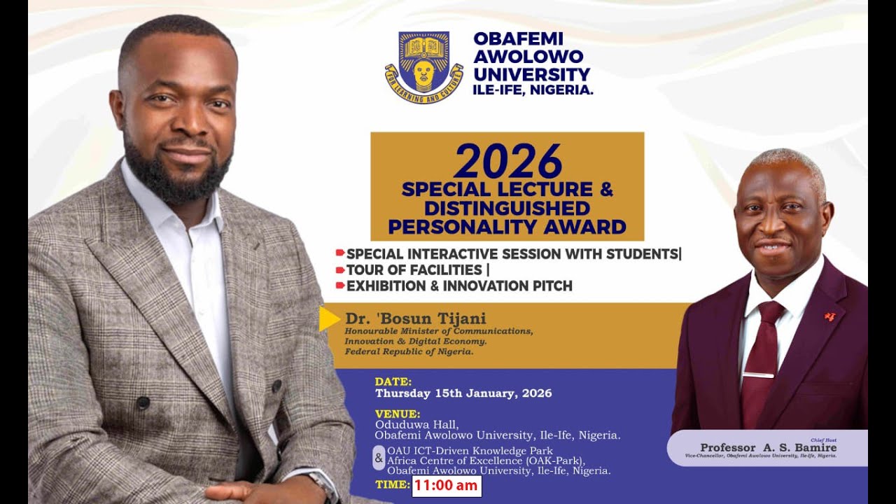 2026 Special Lecture & Distinguished Personality Award
