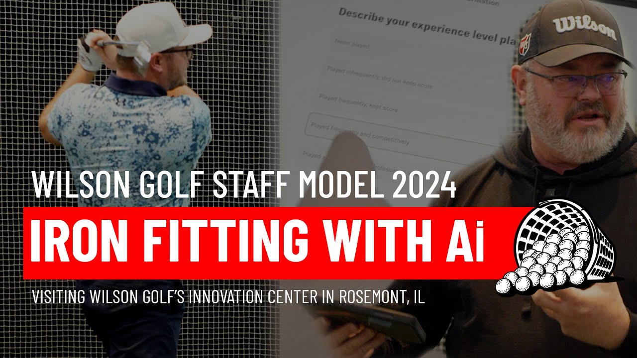 FITTING WITH Ai ! - Visiting Wilson Golf's Innovation Lab for a STAFF ...
