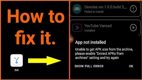install_failed_no_matching_abis failed to extract native libraries res, =-113 | Split apks installer