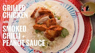 Grilled Chicken with Smoked Chilli and Peanut Sauce | Everyday Gourmet S6 E5 Lamb And Haloumi Pita Pockets Everyday Gourmet S8 E46