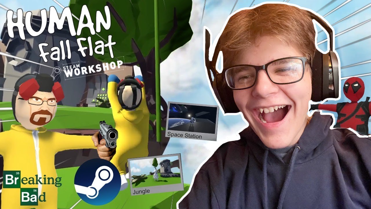 HUMAN FALL FLAT MODS Brought me True Happiness (Steam YouTube