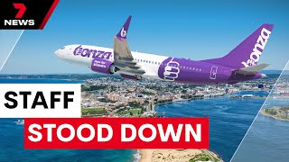 Budget airline Bonza axes 300 employees | 7 News Australia