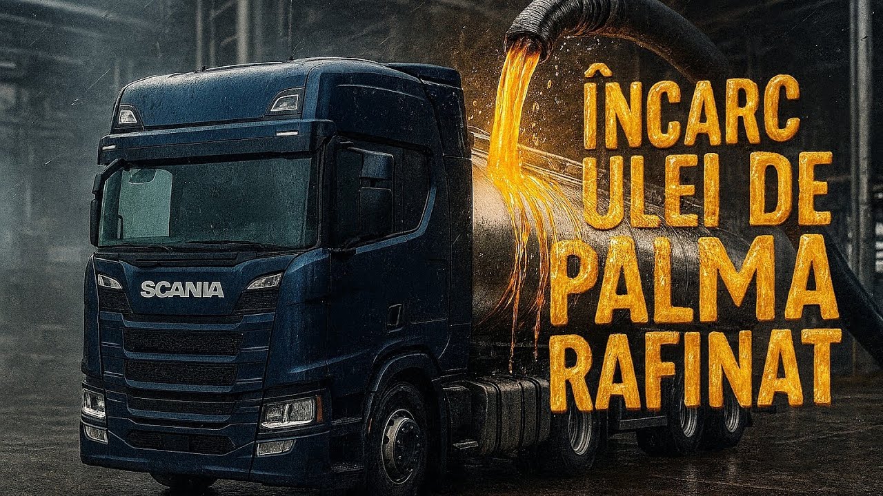 Am Spălat Camionul și Am Încărcat Ulei de Palmier pentru Franța | Transport lichide alimentare 