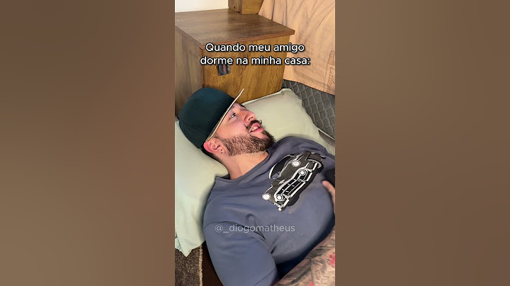 QUANDO MEU AMIGO DORME NA MINHA CASA! 😂