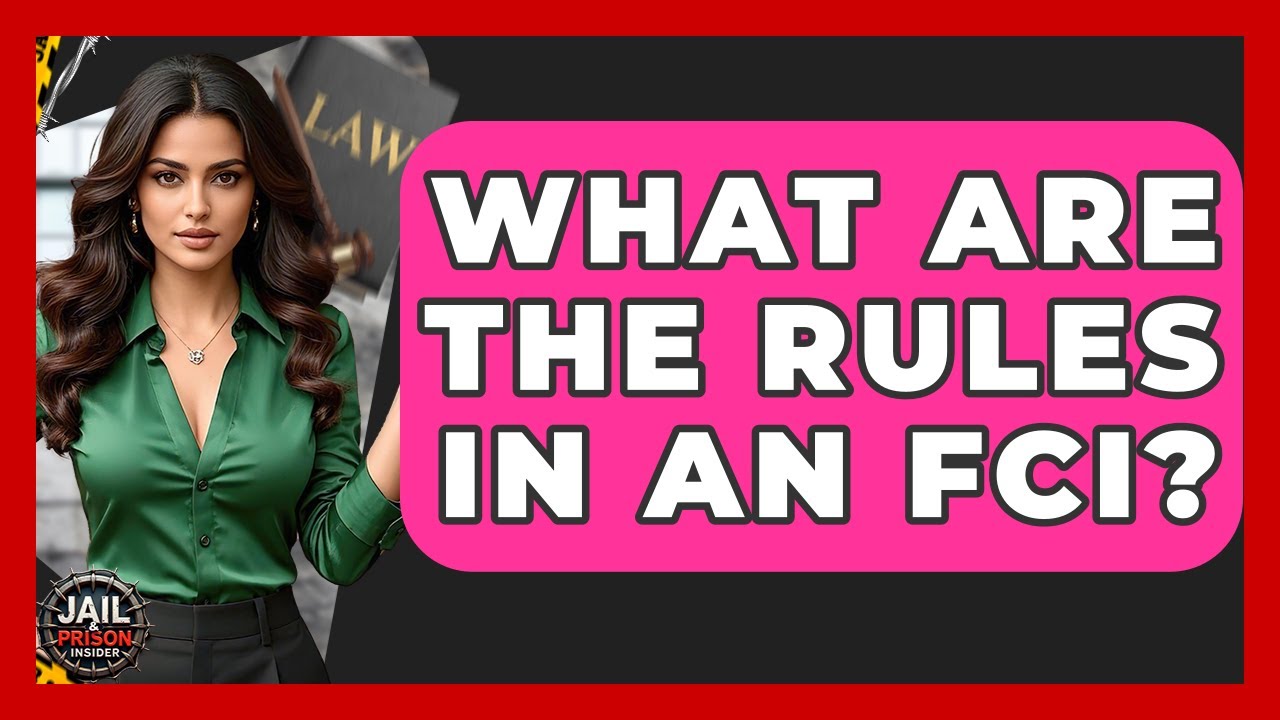 What Are The Rules In An FCI? - Jail & Prison Insider