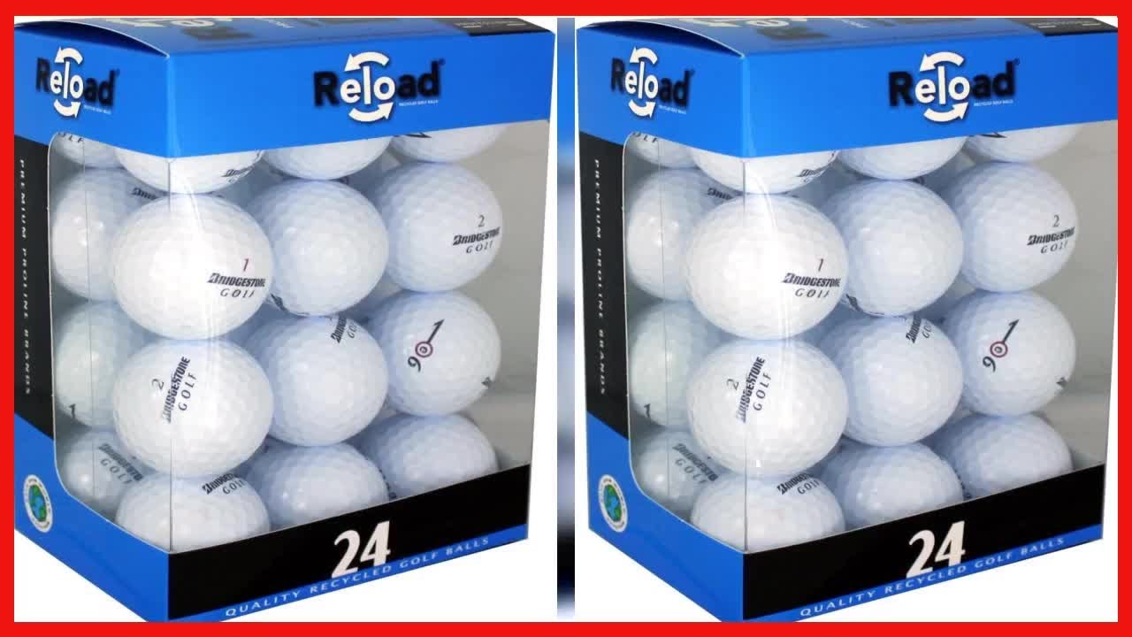 Reload Recycled Golf Balls (24Pack) of Bridgestone Golf Balls, White YouTube