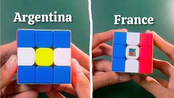 Making Flags of all Countries with Rubik