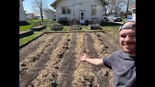 Satisfying Garden Bed Cleanup || Spring 2024