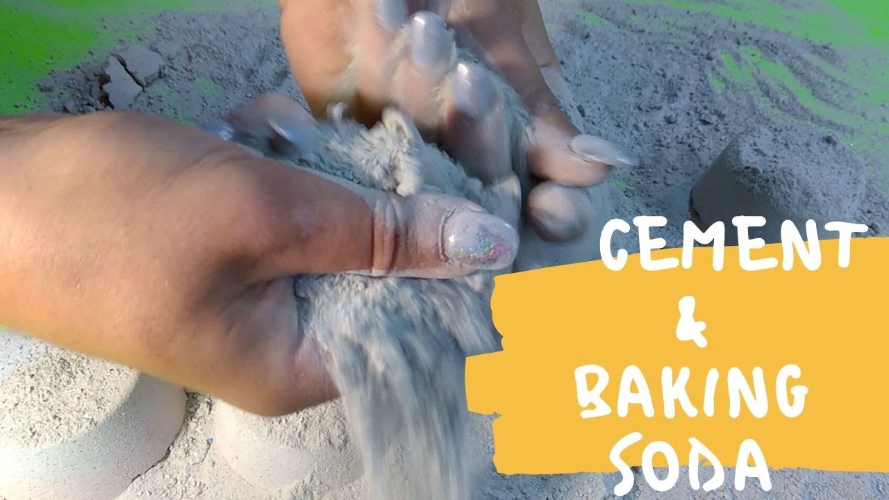 Cement & Baking Soda Mix - ASMR