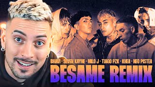 Reaccion A Besame Remix