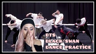 BTS (방탄소년단) - Black Swan Dance Practice REACTION