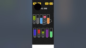 water sort puzzle (level 1080)