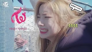 scaredy cat Twice Dahyun is getting weirder ! (Thrill Walk In Switzerland Edition)