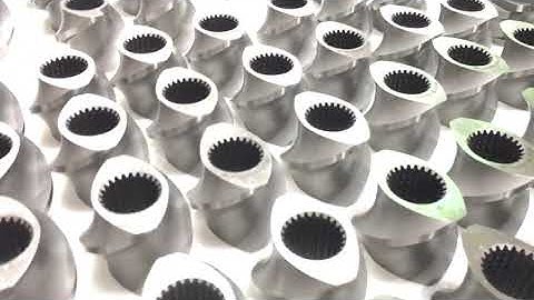 customized segment screw barrel and screw element, twin- screw gearbox,