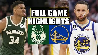 Golden State Warriors vs Milwaukee Bucks Full Game Highlights | March 6 | 2024 NBA Season