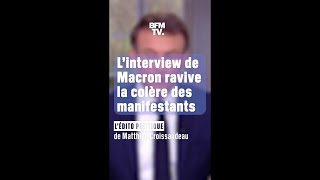 L'interview de Macron ravive la colère des manifestants et des leaders syndicaux
