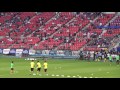 試合前のウォーミングアップ 日本代表 vs ブルガリア代表 2016.6.3 キリンカップ JAPAN vs BULGARIA KIRIN CUP 2016 豊田 TOYOTA STADIUM
