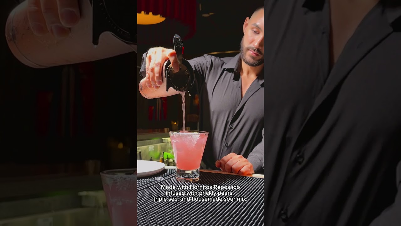 The Famous Prickly Pear Margarita in Fort Lauderdale