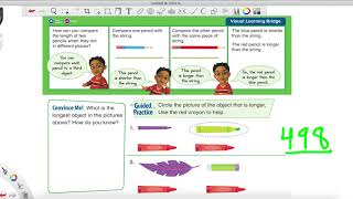 SAVVAS math lesson 12-2 (grade 1)