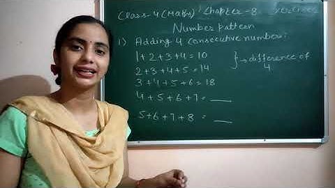 Class-4 maths #chapter-8 Patterns and symmetry#Exercise 1 & 2