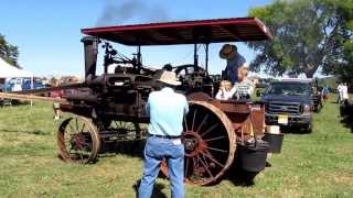 1903 J. I. Case, 9 H. P. and Peerless Steam Tractors Threshing and Baling 20130914