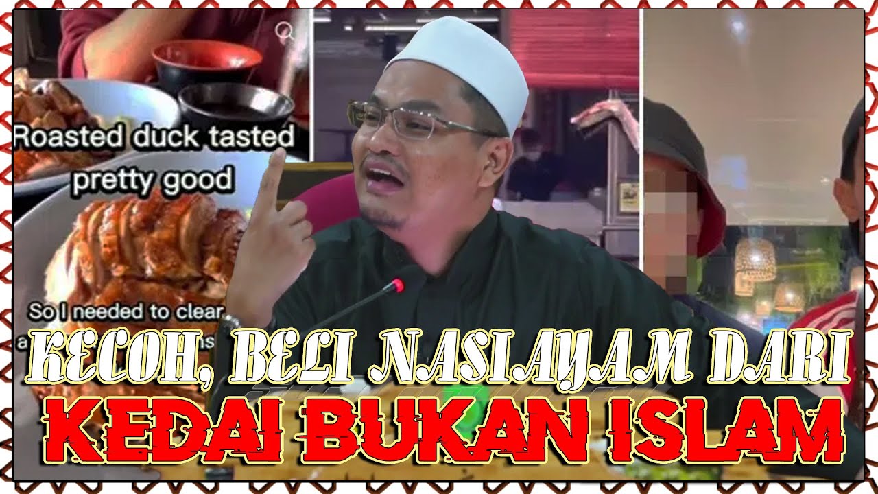 Ustaz Rizal Jawab Isu Sedang Kecoh, Beli Nasi Ayam Dari Kedai Bukan Islam