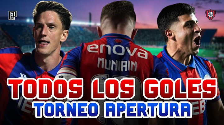 LOS GOLES DE SAN LORENZO EN LA CAMPAÑA [TORNEO APERTURA 2025]