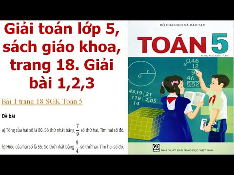 Giải toán lớp 5, sách giáo khoa, trang 18. Giải bài: 1,2,3.