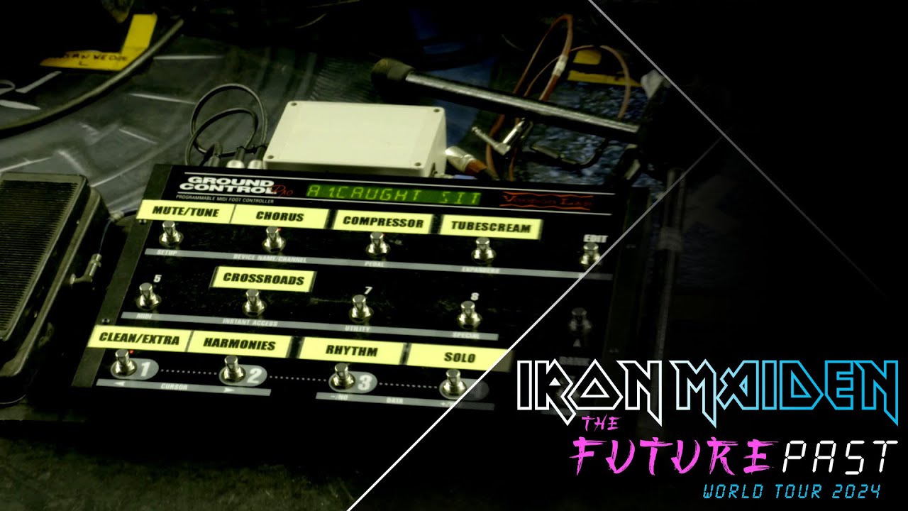 Iron Maiden - Adrian's Rig on The Future Past Tour! - YouTube